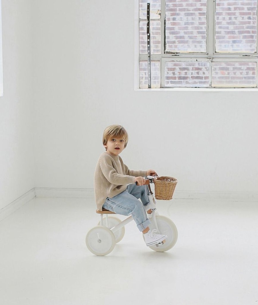 Gifts * | Banwood Trike White Kids Bikes & Ride Ons