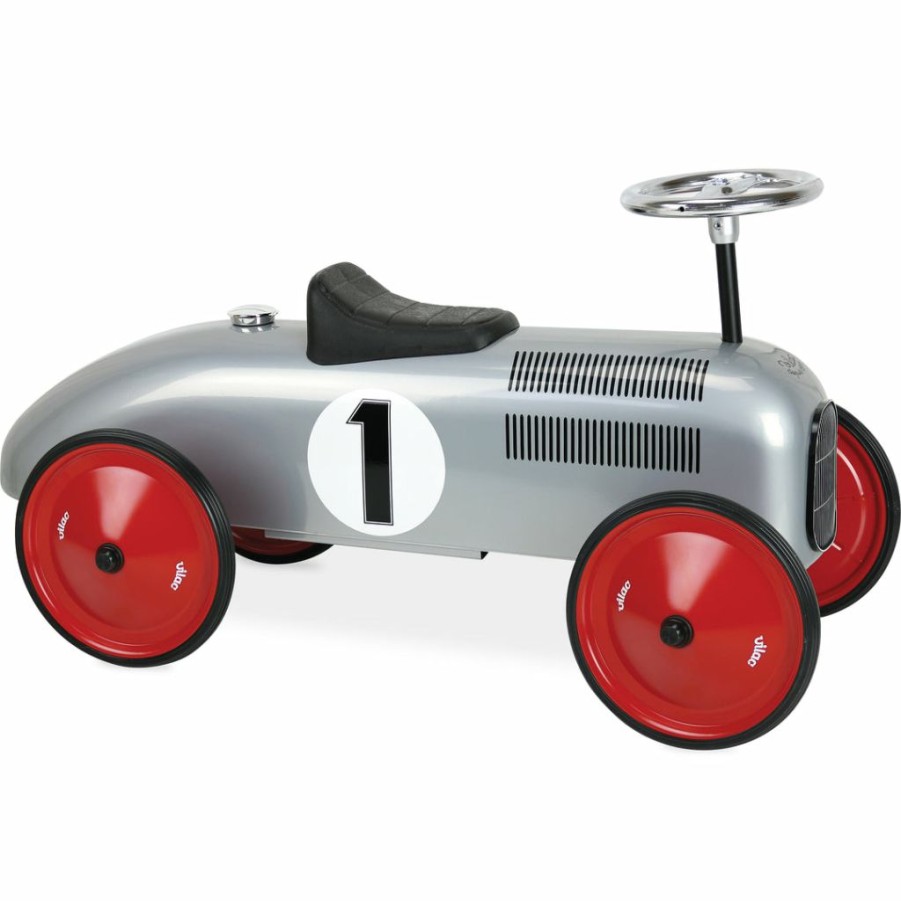 Gifts * | Kids Bikes & Ride Ons Vilac Vintage Ride On Car Grey