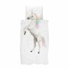 Kids Interiors & Decor * | Snurk Unicorn Organic Bedding Set