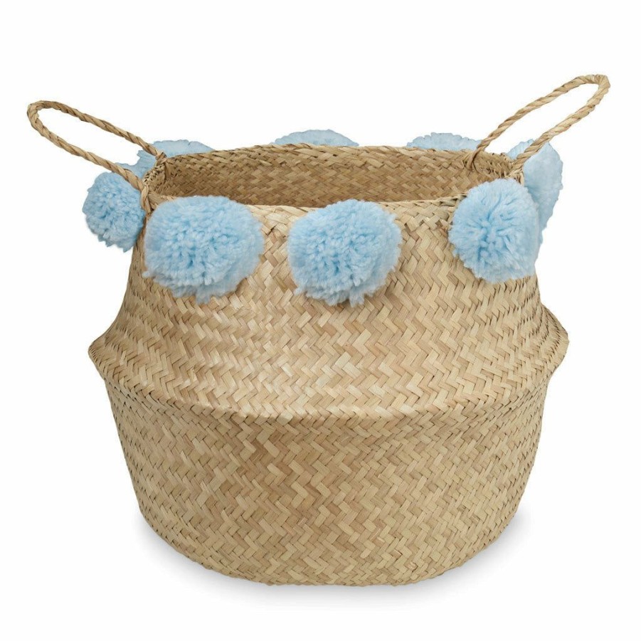 Kids Interiors & Decor * | Cam Cam Copenhagen Belly Basket Blue