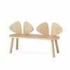 Kids Furniture * | Nofred Kids Mouse Bench Oak (2-5 Years) Kids Tables & Chairs