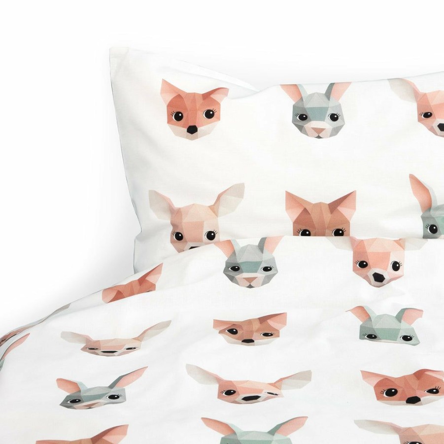 Kids Interiors & Decor * | Studio Ditte Forest Animals Bedding Set Single New Arrivals