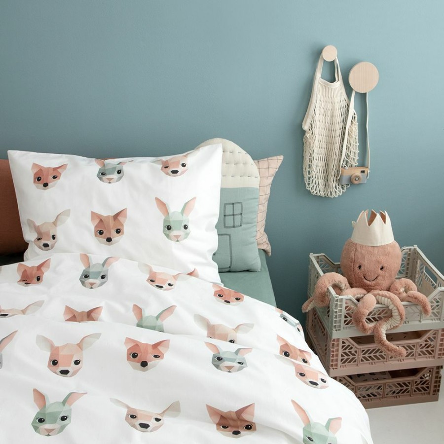 Kids Interiors & Decor * | Studio Ditte Forest Animals Bedding Set Single New Arrivals